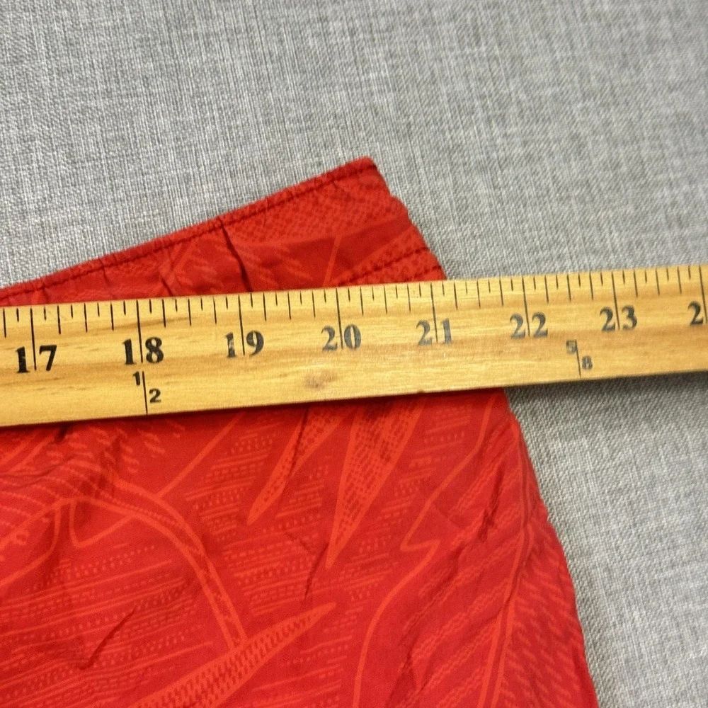Tommy Bahama Swim Trunks Shorts Mens XL Red Floral Lined Drawstring Pockets